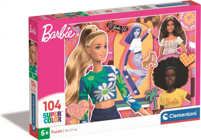 CLEMENTONI Barbie puzzle, 104 darabos