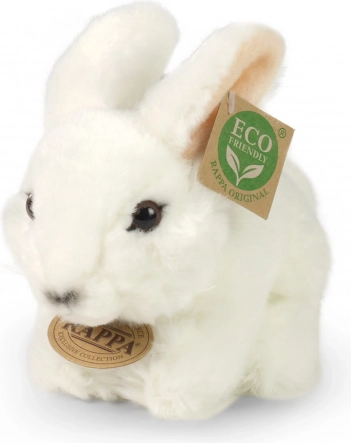 Fehér plüss nyuszi 18 cm ECO-FRIENDLY