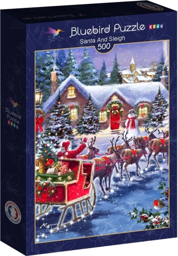 Bluebird puzzle Mikulás szánja 500 darab