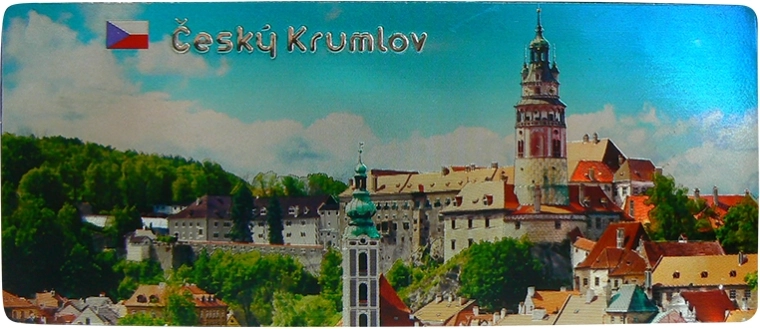 Mágnes Český Krumlov – stílusos szuvenír