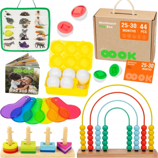 Montessori Oktató Doboz gyerekeknek 25-30 hónapos kor között
