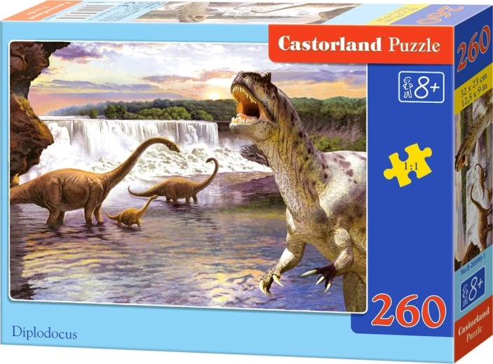 Diplodocus gyermek puzzle, 260 darabos