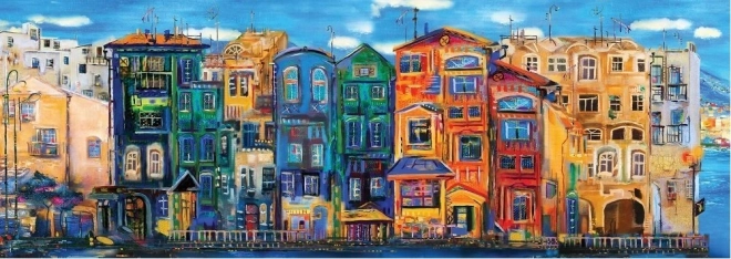 Panorámapuzzle ART PUZZLE Színes város 1000 darab