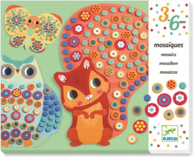 DJECO Kreatív Készlet Millefiori Mozaik