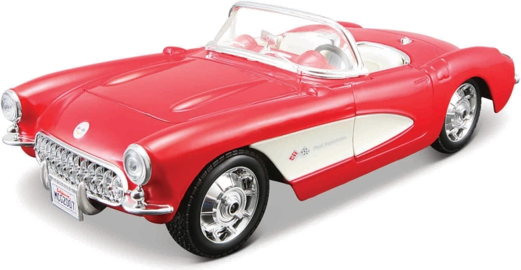 Maisto 1957 Corvette autómodell építőkészlet 1:24