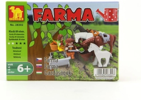 Dromader Farm építőkészlet, 89 darab