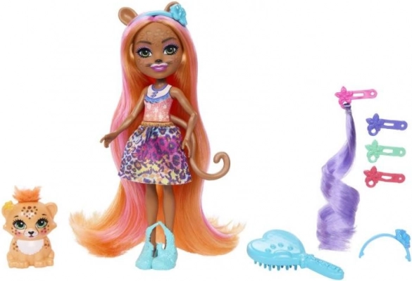 Enchantimals baba Charisse Gepárd kiegészítőkkel