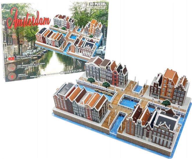 3D puzzle Amszterdam Csatorna Körzet 107 darabos