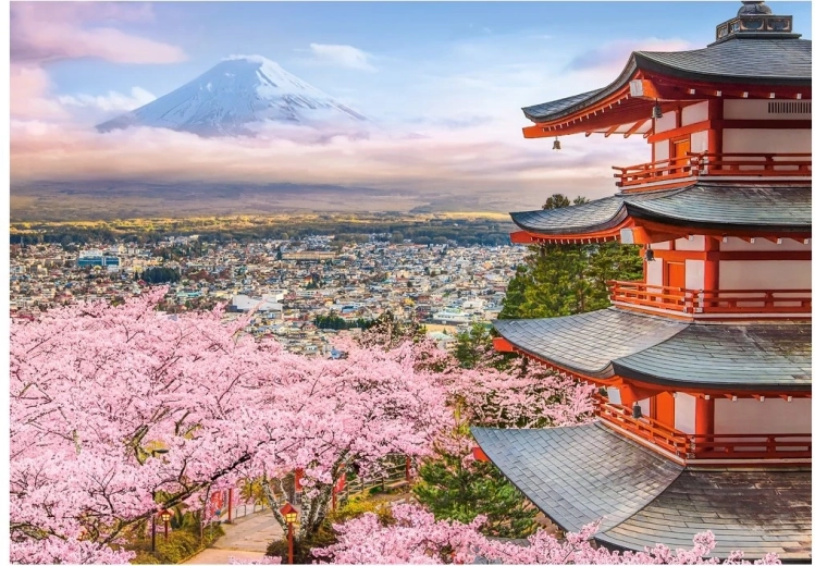 Castorland puzzle Tavasz Japánban 500 darab