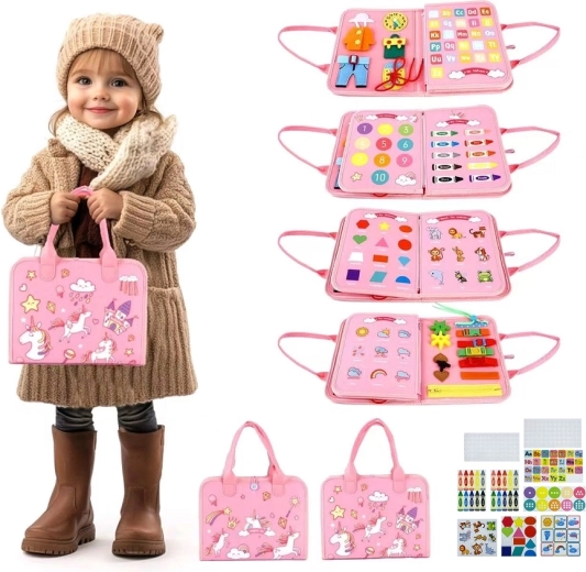 2Kids Toys szenzoros foglalkoztató könyv, Egyszarvú