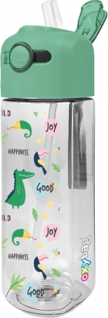 OXY SMiLE 450 ml Dino gyerek kulacs szívószállal