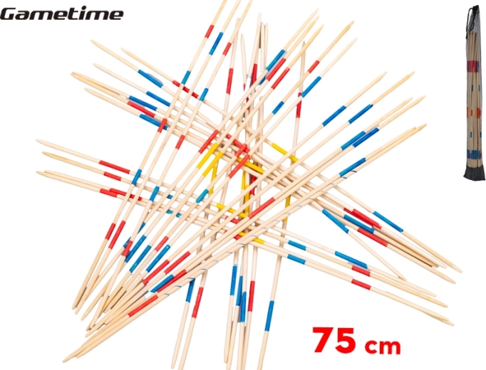 Gametime mega mikádó 75 cm – fa családi társasjáték