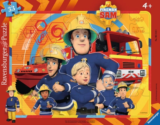 Ravensburger Puzzle Tűzoltó Sam 33 darab