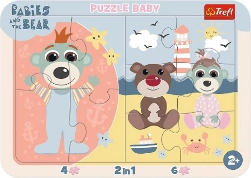 Baby keretes puzzle – Édes babák