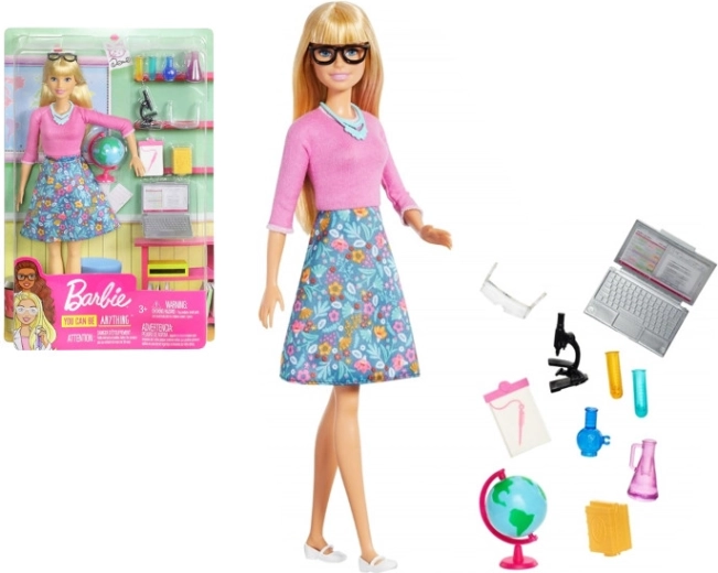 Barbie tanárnő baba laptoppal