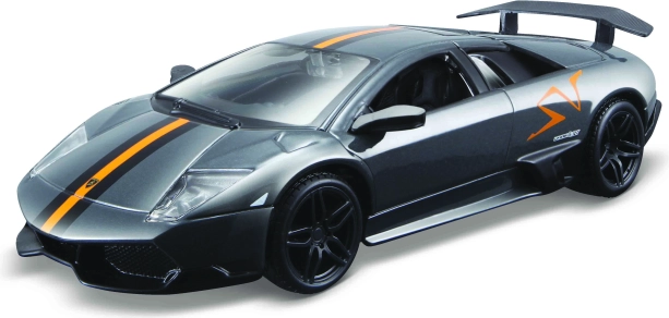 Bburago Hobby – Lamborghini Murciélago LP 670-4 SV, szürke metál 1:32
