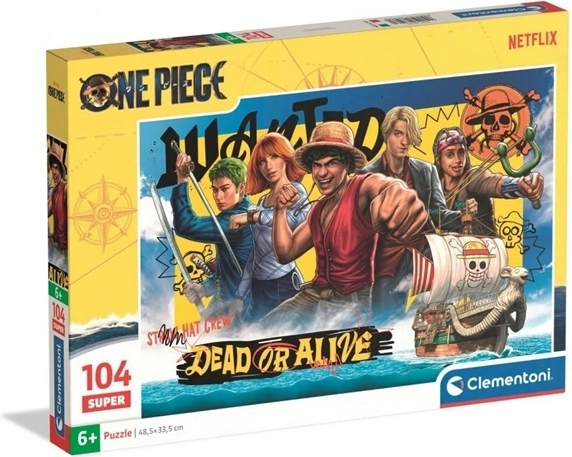 Clementoni puzzle Super Color One Piece (Netflix) 104 darabos