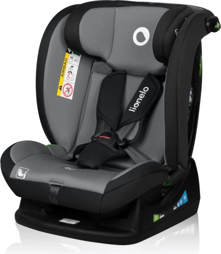 Lionelo Izzy i-Size gyerek autósülés 40–150 cm Black Grey