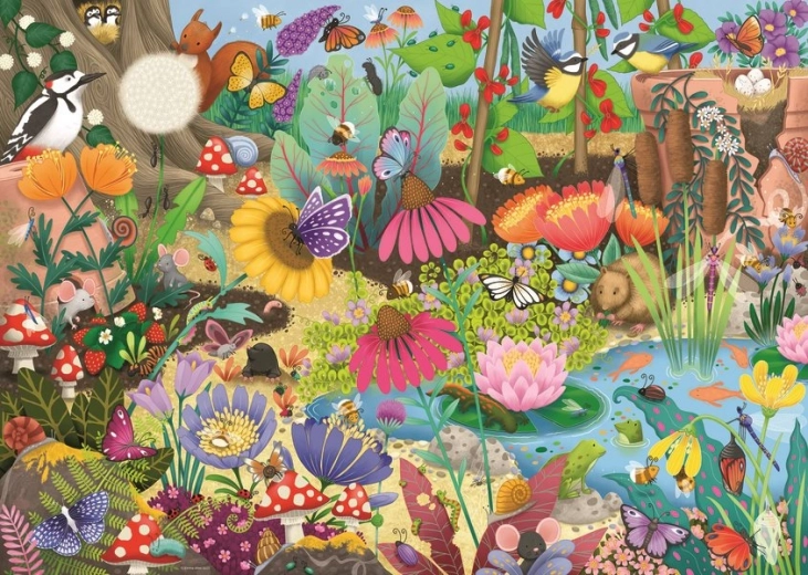 Ravensburger puzzle Varázskert 1000 darab
