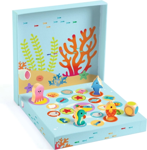 Társasjáték tengeri barátokkal