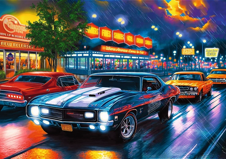 Trefl puzzle Premium Plus Éjszakai utazás 1000 darab