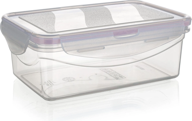 Hermetikus LARA doboz 2,6 l téglalap alakú műanyag