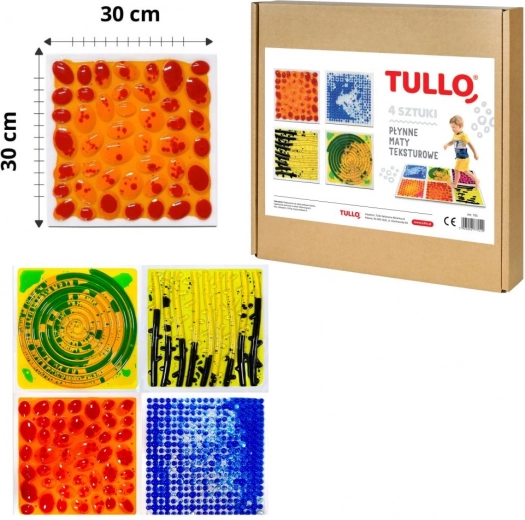 Texturált folyékony alátétek 4 db Tullo