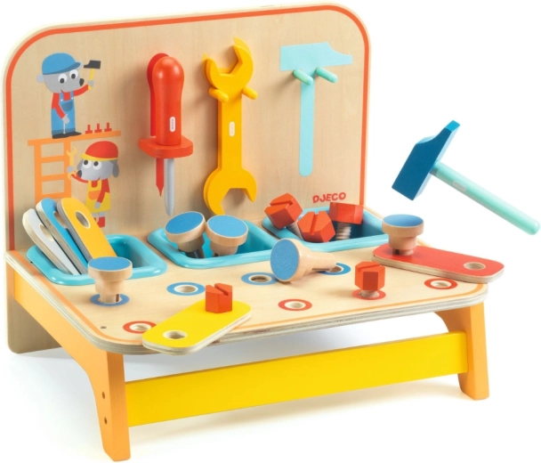 Biztonságos fa kivitel és élénk színek