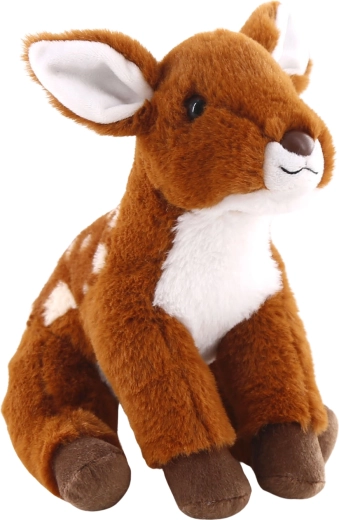 Plüss őzgida ülő, 24 cm