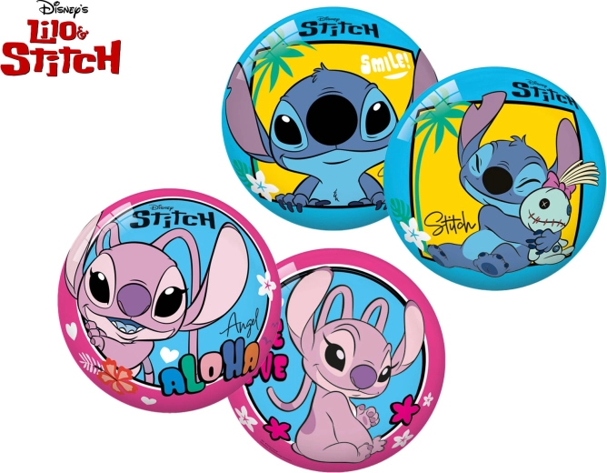 Gyerek labda Lilo és Stitch 11 cm - 1 db