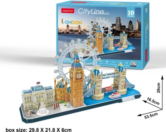 3D Puzzle City Line London