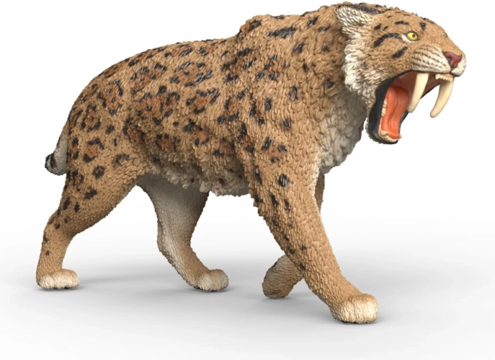 Őskori állat – kardfogú tigris SMILODON a SCHLEICH-től