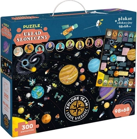 XPLORE TEAM Naprendszer puzzle, 300 darab