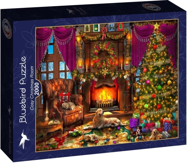 Bluebird puzzle „Hangulatos karácsonyi szoba” 2000 darabos
