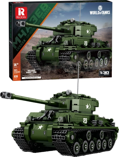 M4A3E8 Sherman harckocsi építőkészlet World of Tanks 1:48 (839 darab)