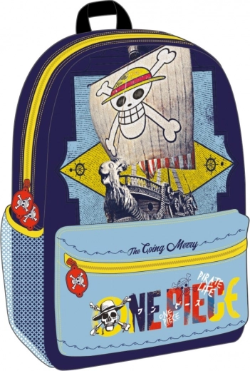 One Piece iskolatáska elülső zsebbel