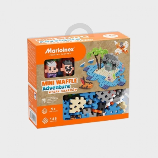 Mini Waffle kockák – Kincs szigete, 148 elem