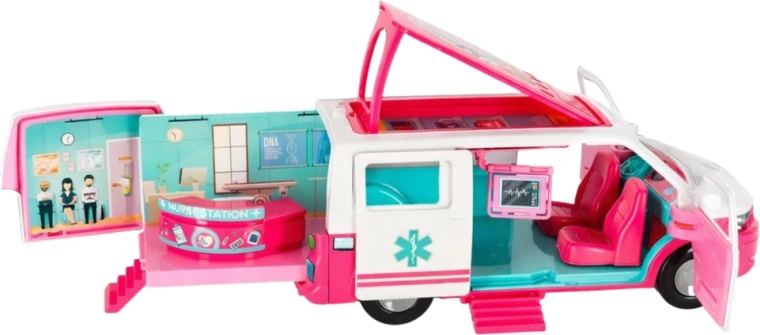 Mentőautó, amely 2 az 1-ben kórházzá alakul