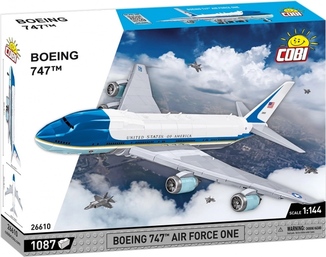 COBI BOEING 747 Air Force One építőkészlet, 1:144, 1087 elem
