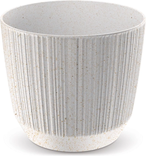 Ryfo Eco Wood virágcserép 12,6 cm, fehér
