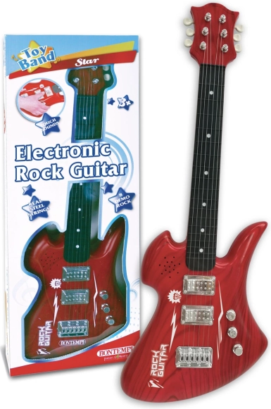 Bontempi rock gitár piros