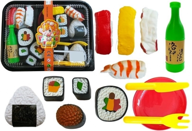Gyerek sushi készlet evőeszközökkel és kiegészítőkkel (27 db)