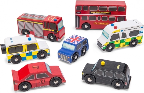 Le Toy Van londoni fa kisautó-készlet