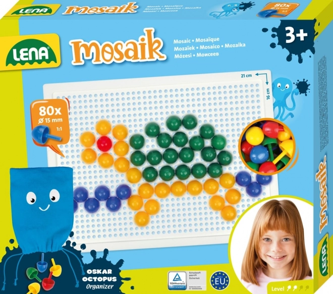 Lena pötyi mozaik gyerekeknek – 80 db