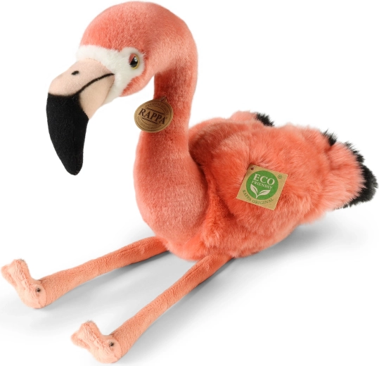 Rappa plüss flamingó 36 cm, környezetbarát