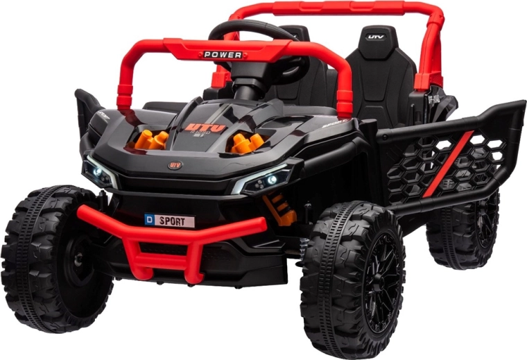 Gyerek elektromos UTV buggy távirányítóval – piros