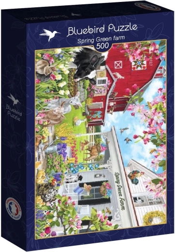 Bluebird puzzle Farm Spring Green 500 darab