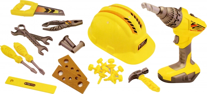 Gyermek szerszámkészlet sisakkal Tuff Tools