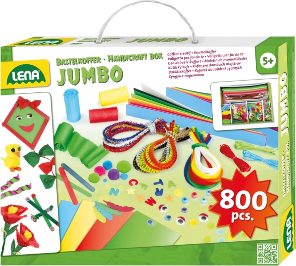 Lena Kreatív bőrönd Jumbo zöld gyerekeknek