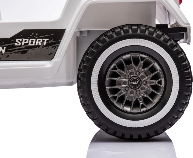 Gyermek elektromos Mountain Off-Road autó fehér